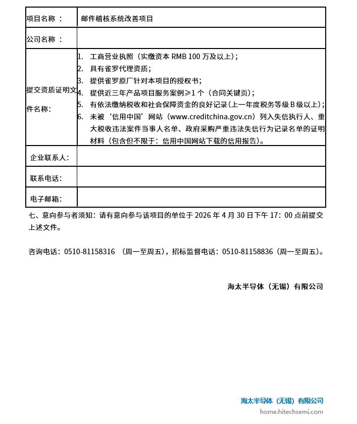 邮件稽核系统改善项目 招标公告(图2)